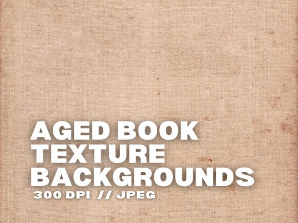 10 Aged Book Texture Backgrounds: Vintage Paper Aesthetic