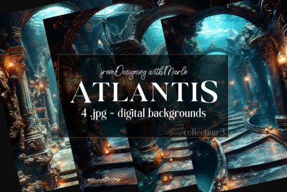 Atlantis Under Sea Fantasy Backgrounds 3: Deep Dive