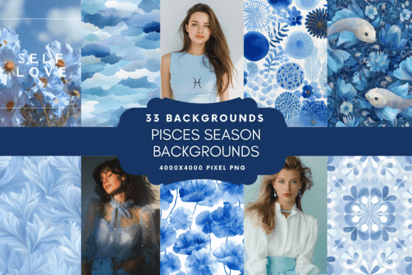 Designing with the Flow: Pisces Season Backgrounds