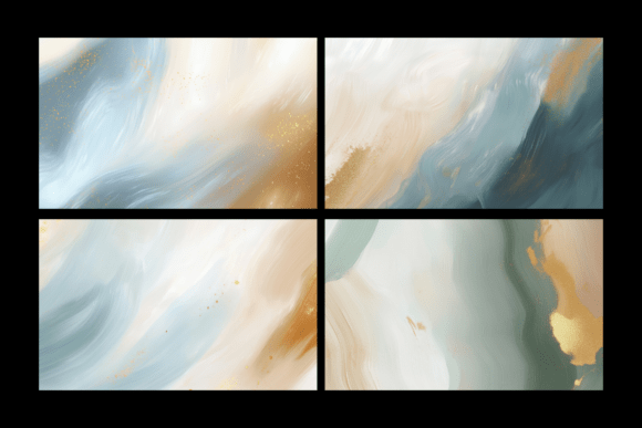 Embrace Tranquility: Ocean Breeze Abstract Backgrounds