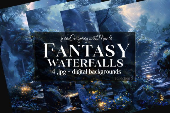 Fantasy Waterfalls Backgrounds, C5: Your Portal to Enchantment