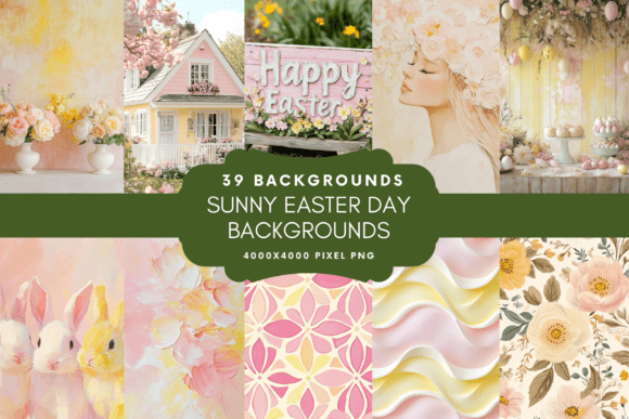 Infuse Your Spring Projects with Radiant Sunny Easter Day Backgrounds