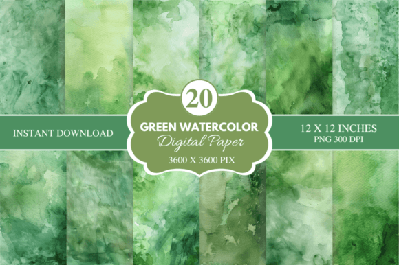 Unlocking Creative Potential with Green Watercolor Backgrounds
